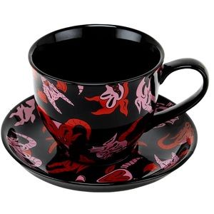 Killstar Mug & Saucer 14 oz Devil’s Play Haunted Homeware